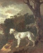 Thomas Gainsborough Bumper,a Bull Terrier oil on canvas